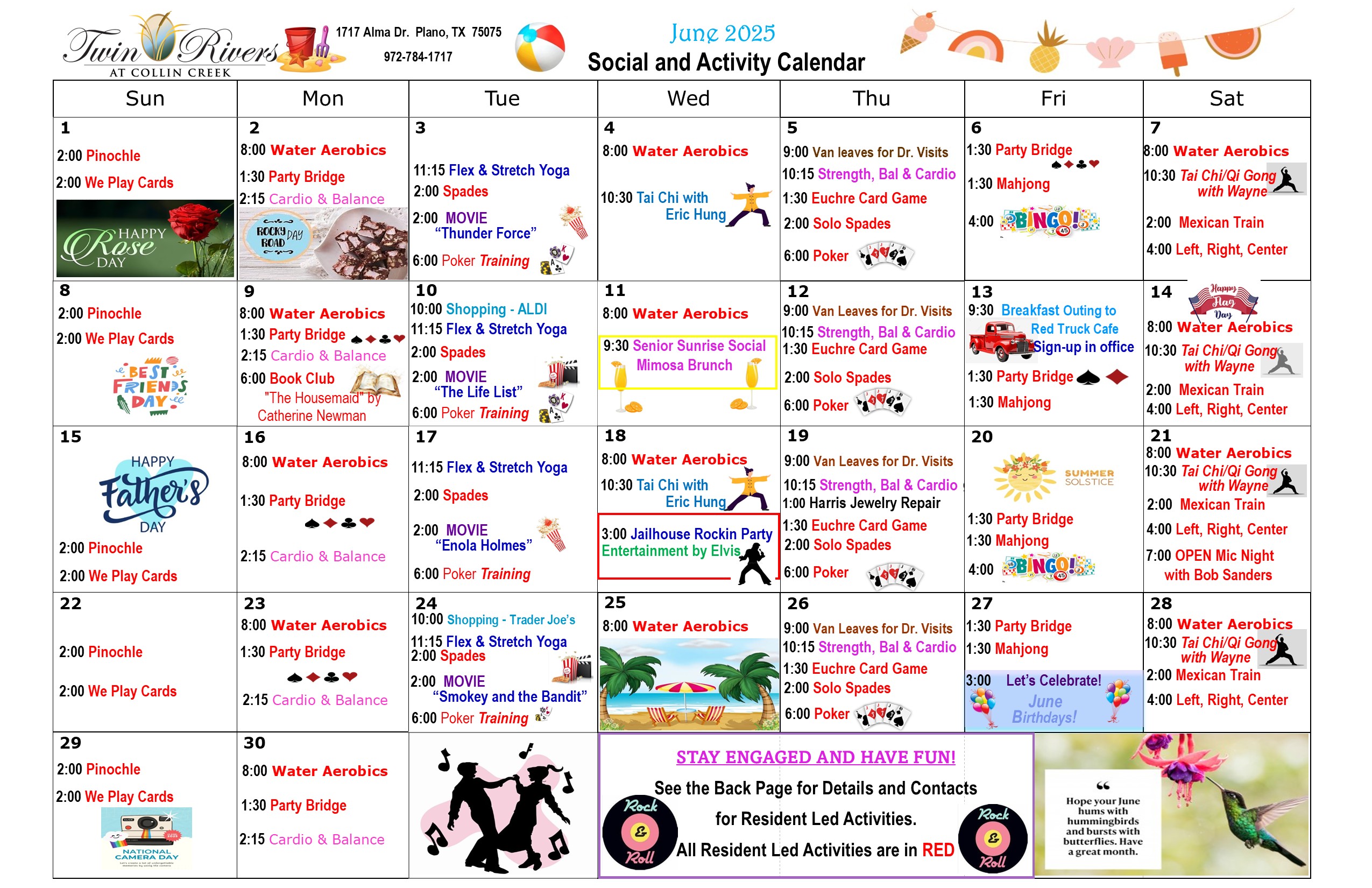 Events for Seniors in Plano, Texas | Senior Living Plano, Texas 